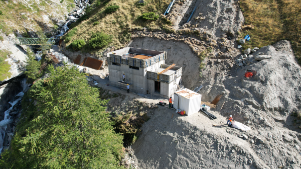 Construction of the Ré Bruyant Hydroelectric Power Plant in Bessans – From design to implementation, more than just a step! 