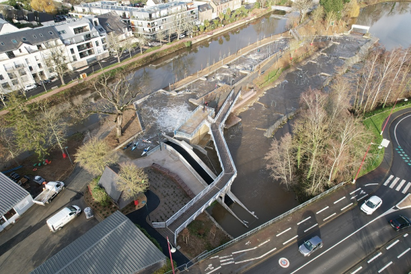 A renovated whitewater stadium in Cesson-Sévigné!