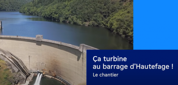 The Hautefage dam is generating power!