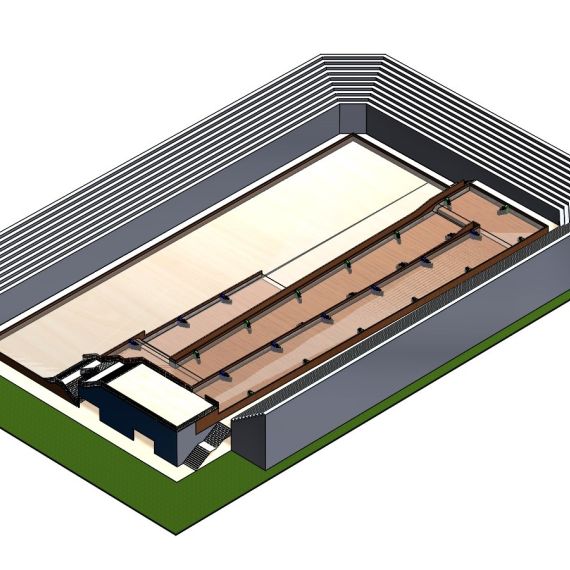 Sustainable development of whitewater stadiums