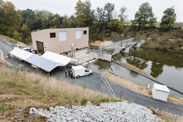 Inauguration of the Lavaur-Ambres Fontenau dam.